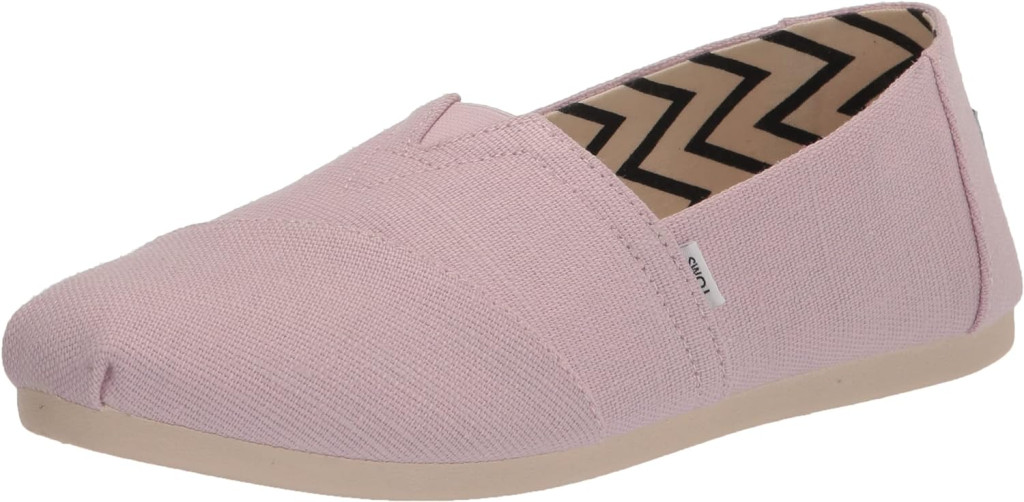 TOMS Womens Alpargata Heritage Canvas Loafer Flat