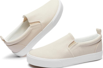 TUOPIN Womens Synthetic Leather Slip On Shoes Review