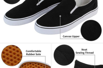 UJoowalk Womens Canvas Slip on Fashion Sneaker Skate Shoe Review