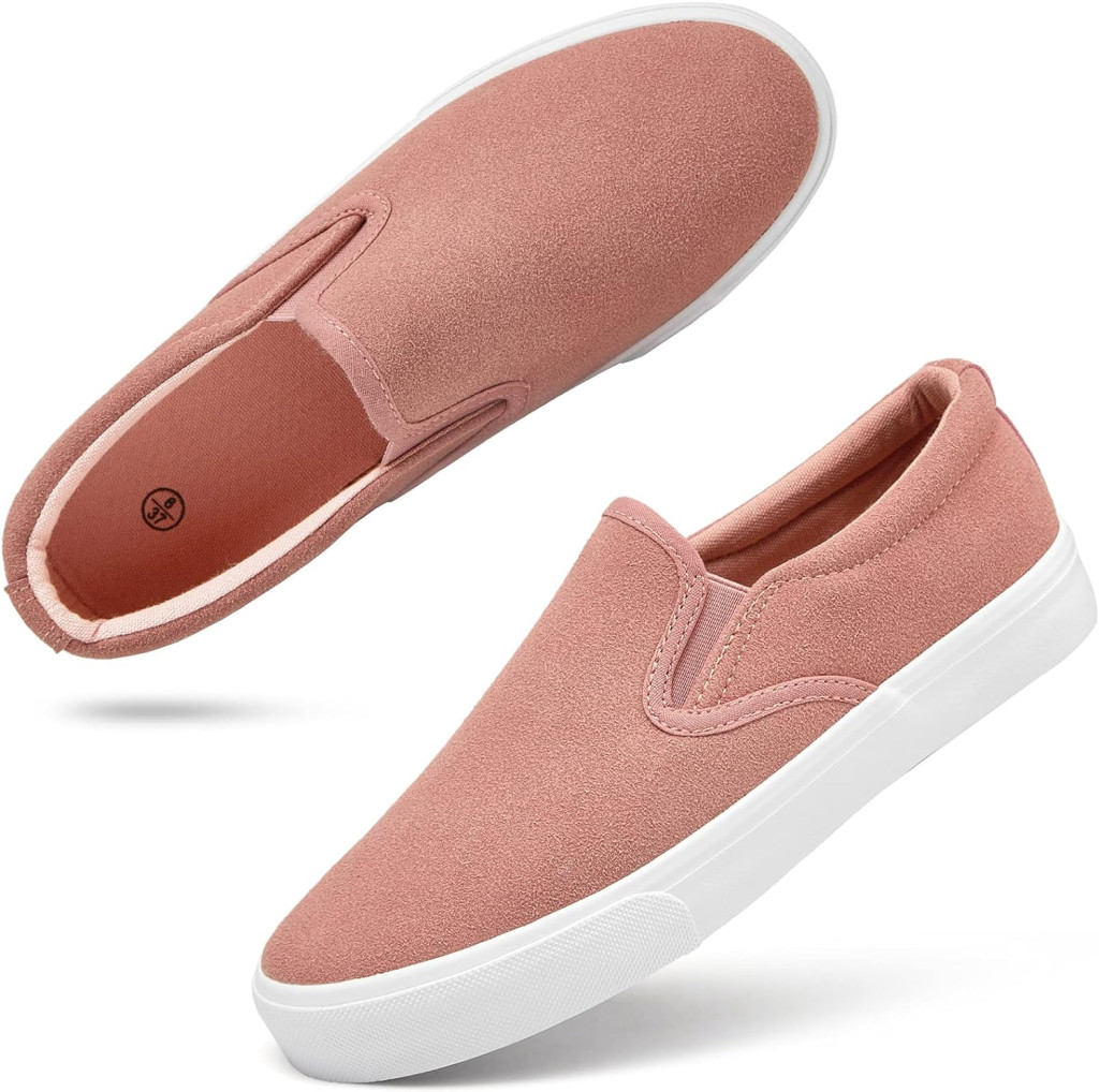 Womens Slip on Sneakers Womens Canvas Slip on Shoes Fashion Canvas Sneakers for Women Non Slip Loafers Casual Shoes