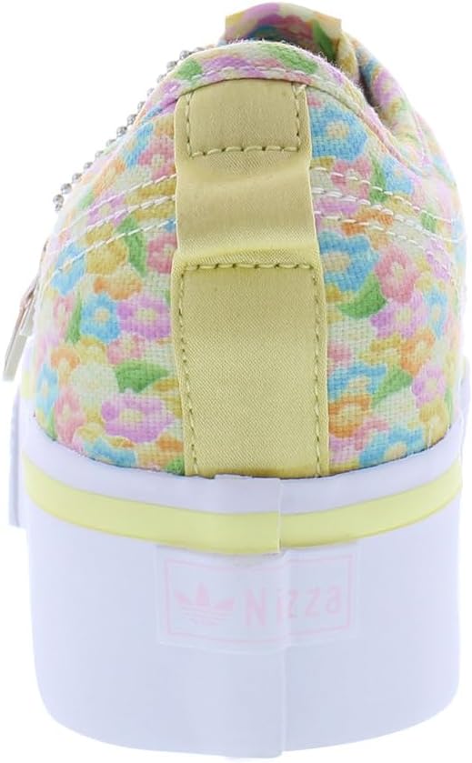 adidas Womens Disney Nizza Platform Shoes, Clear Pink/Cloud White/Calvi