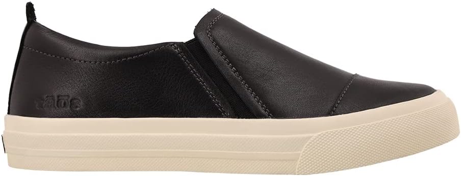 Taos Twin Gore Lux Slip-On Sneakers - Luxe Leather Slip Ons with Curves  Pods Removable Footbed with Arch Support and Metatarsal Support for All Day Comfort and Style