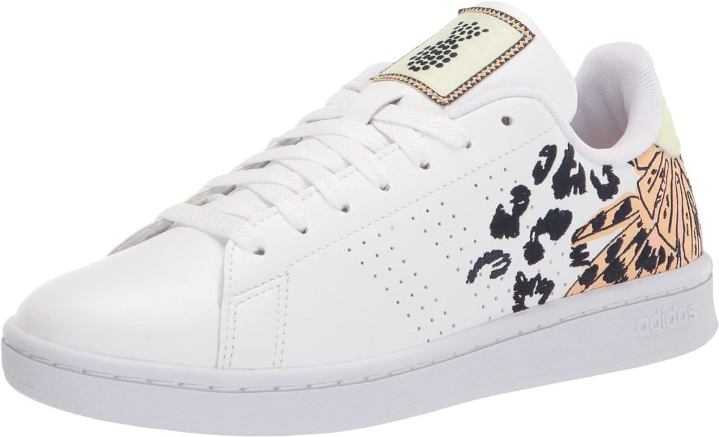 adidas Womens Advantage Animal Print Shoes Tennis