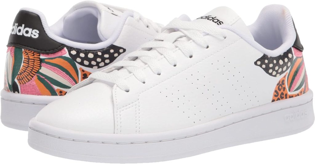 adidas Womens Advantage Flower Print Shoes Tennis