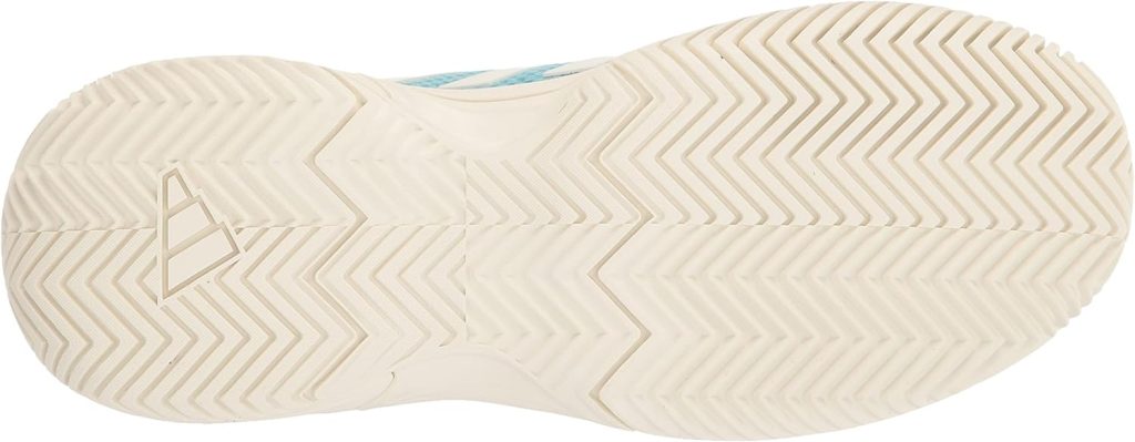 adidas Womens Game Court 2 Sneaker, Light Aqua/Off White/Bright Red, 6