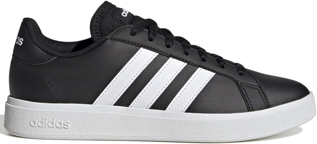 adidas Womens Grand Court 2.0 Shoes Black 8.5