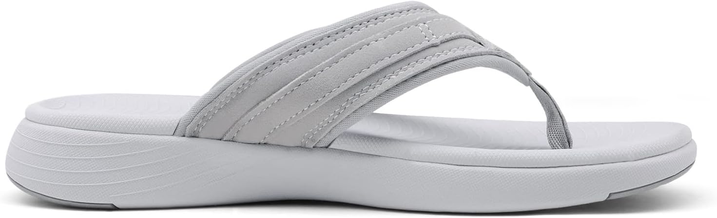 DREAM PAIRS Womens Arch Support Flip Flops Comfortable Thong Sandals