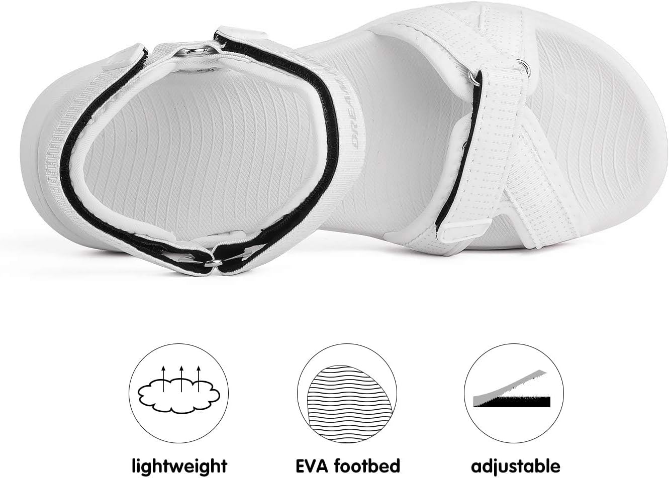 DREAM PAIRS Womens Athletic Sport Sandals Hiking Sandal