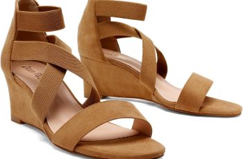 DREAM PAIRS Women’s Elastic Ankle Strap Low Wedge Sandals Review