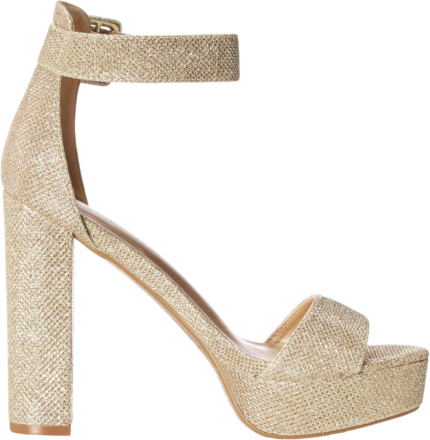 DREAM PAIRS Womens Hi-Lo High Heel Platform Pump Sandals