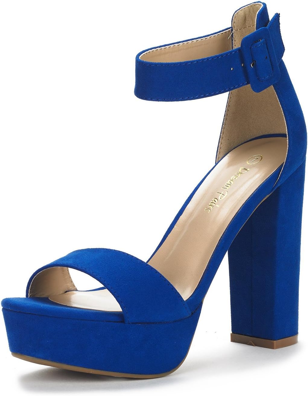 DREAM PAIRS Womens Hi-Lo High Heel Platform Pump Sandals