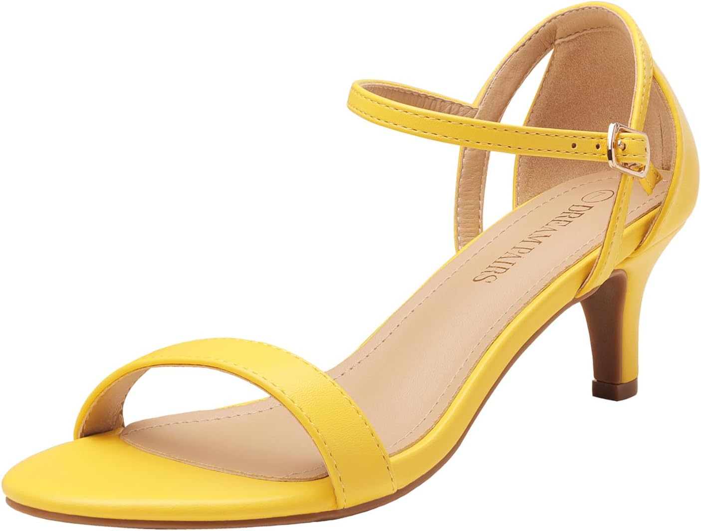 DREAM PAIRS Womens Lexii Fashion Stilettos Open Toe Pump Heel Sandals