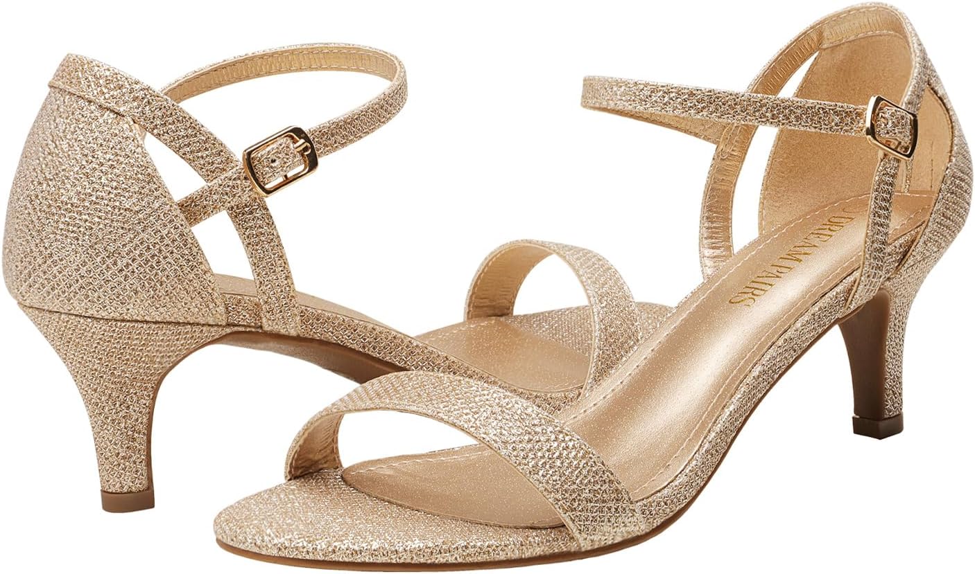 DREAM PAIRS Womens Lexii Fashion Stilettos Open Toe Pump Heel Sandals