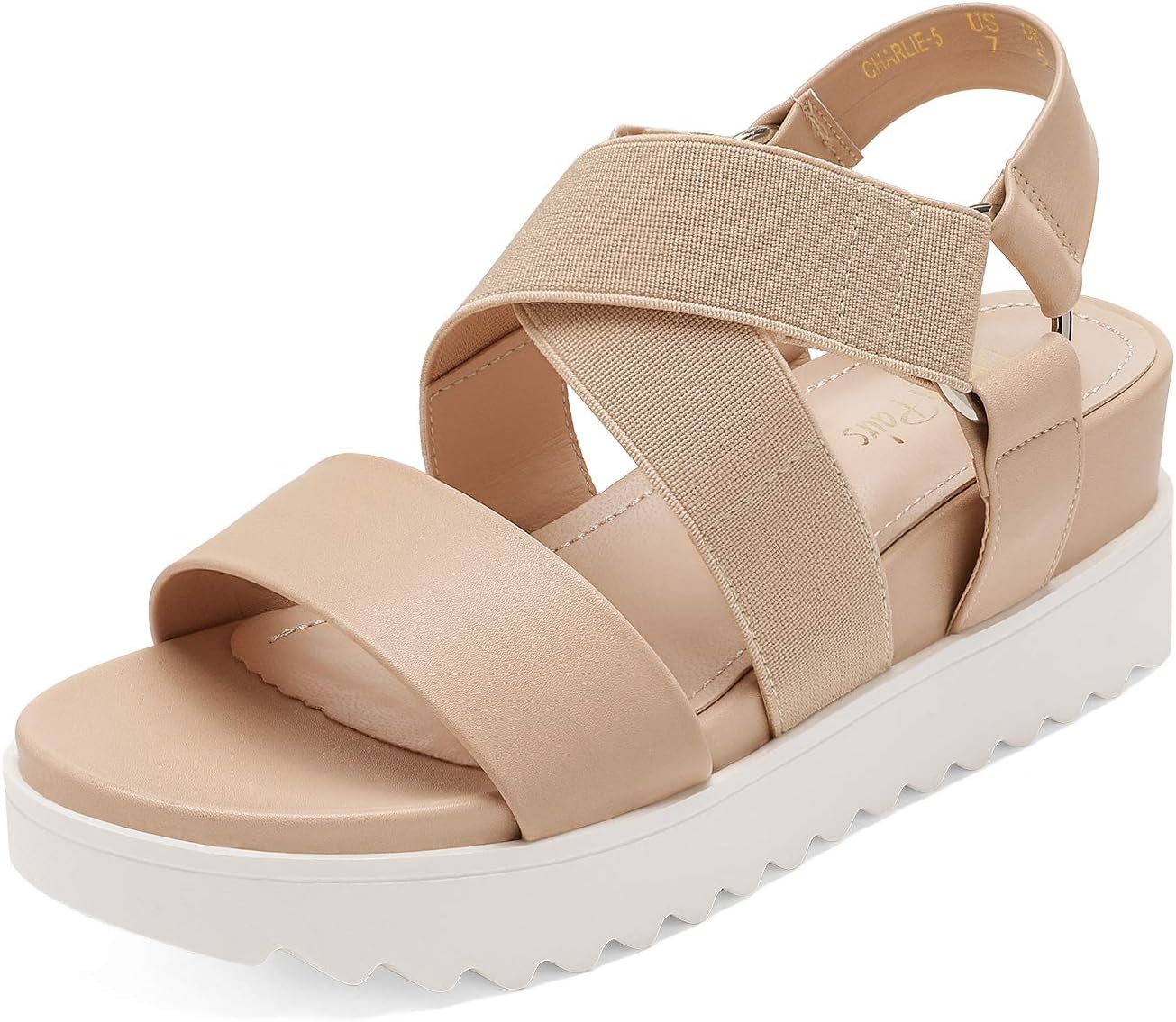 DREAM PAIRS Women’s Open Toe Ankle Strap Platform Wedge Sandals
