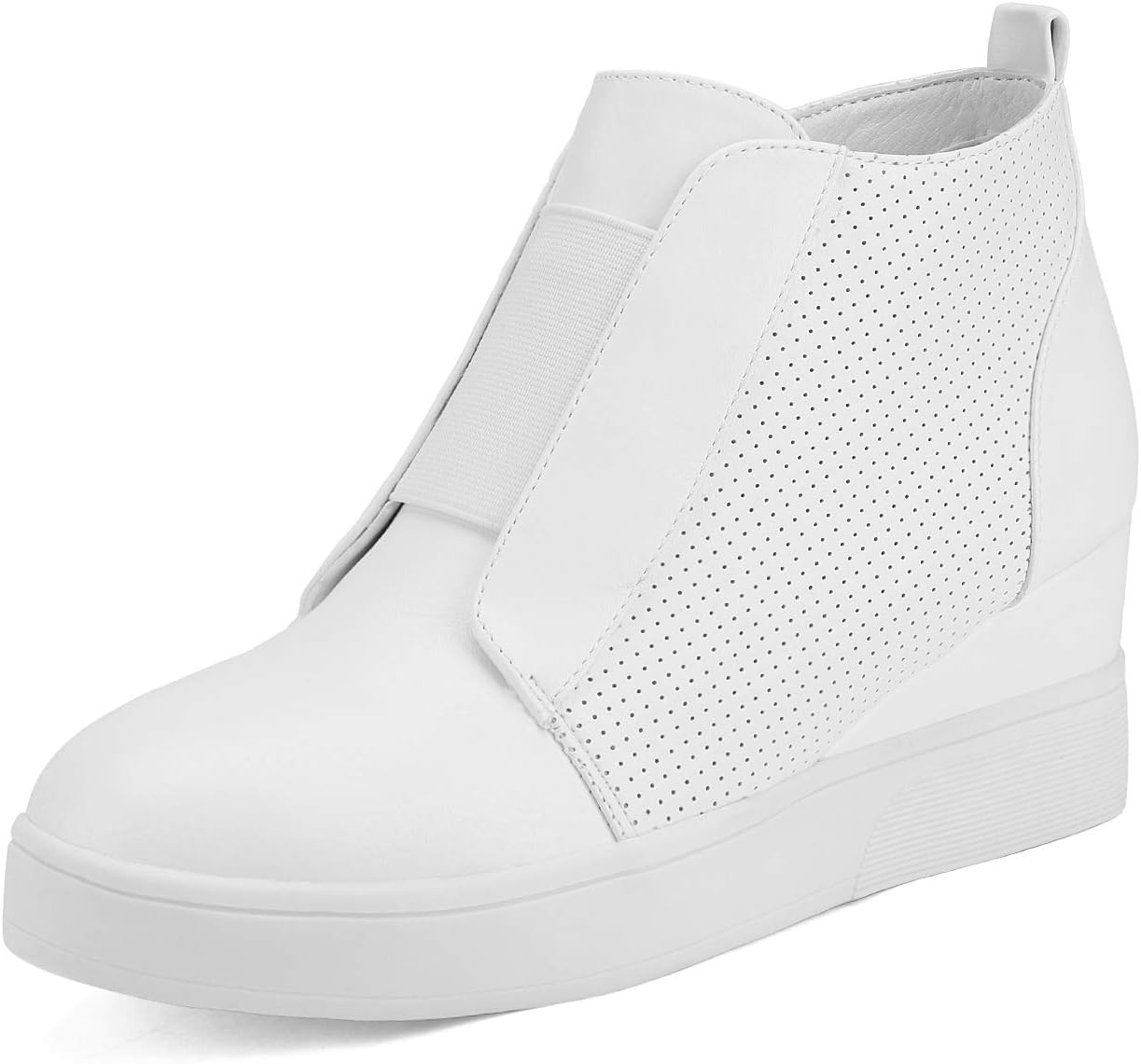 DREAM PAIRS Women’s Platform Wedge Sneakers Ankle Booties