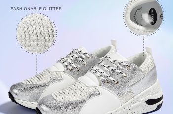 LUCKY STEP Women’s High Heel Wedge Sneakers Review