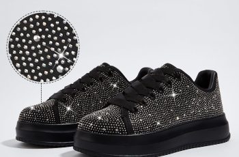 LUCKY STEP Bling Tennis Shoes Review