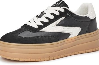 LUCKY STEP Gum Sole Suede Sneakers review
