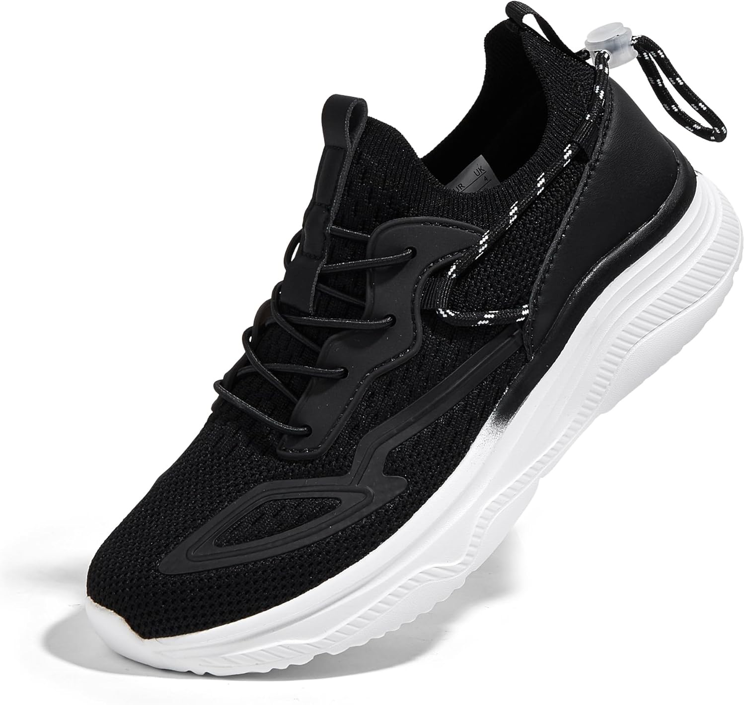 LUCKY STEP Womens Slip On Walking Shoes Mesh Tennis Workout Comfortable Lightweight Athletic Gym Trainers Stylish Breathable Fashion Sneakers