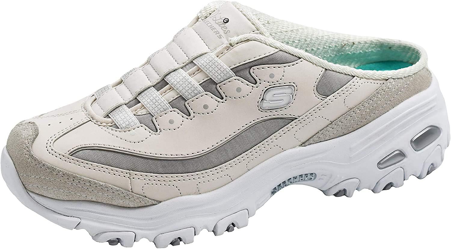 Skechers Sport Womens DLites Slip-On Mule Sneaker