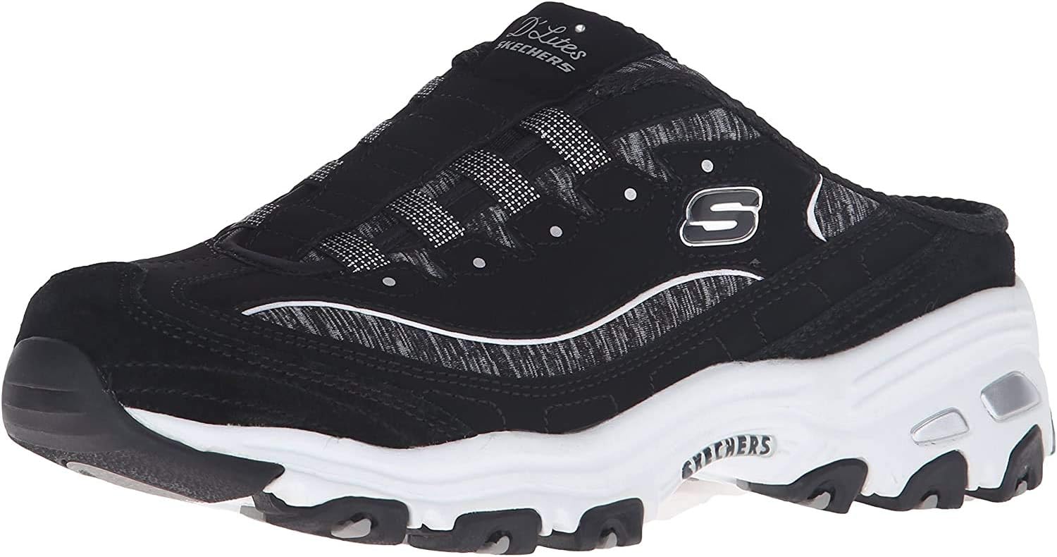 Skechers Sport Womens DLites Slip-On Mule Sneaker