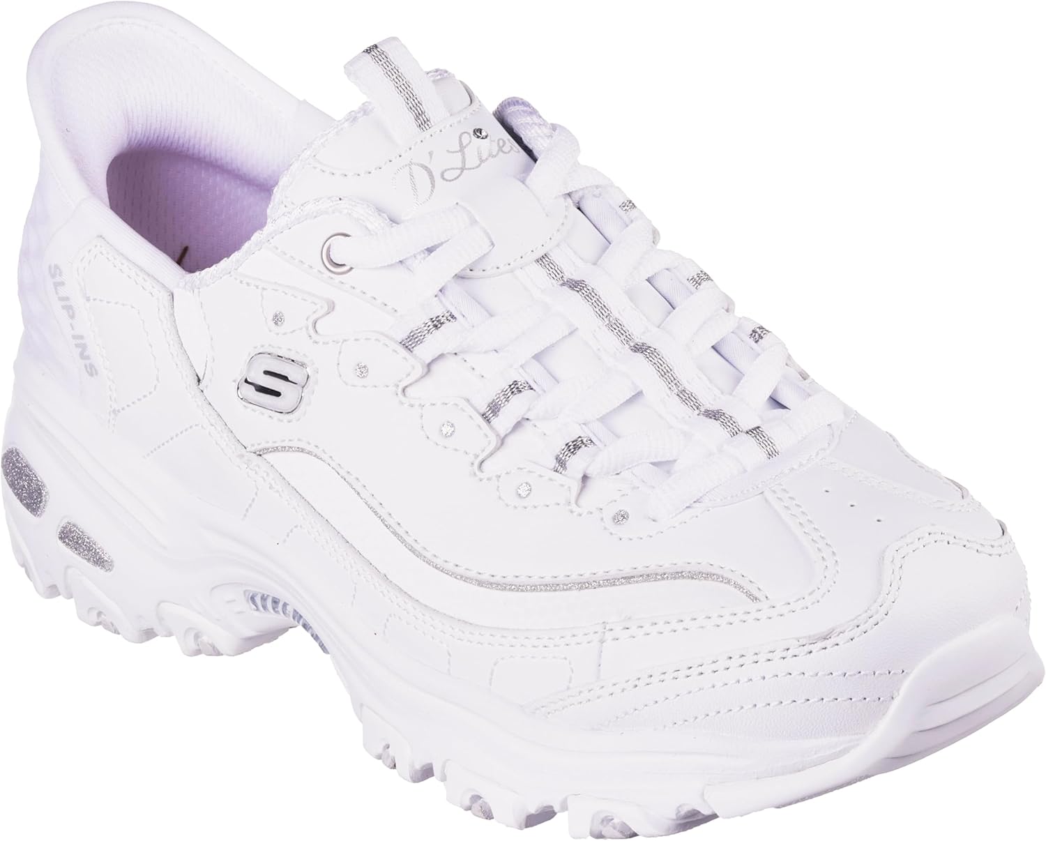 Skechers Womens D lites New Scene Hands Free Slip ins