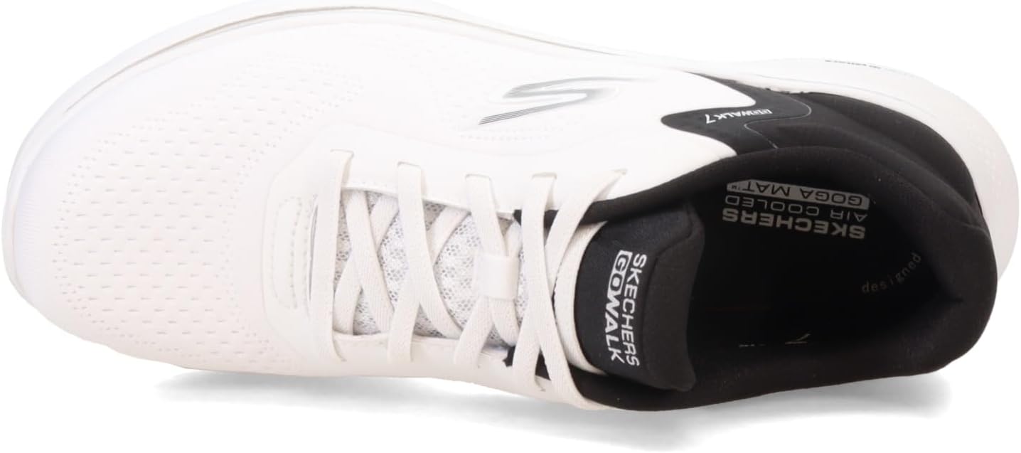 Skechers Womens Go Walk 7 - Cosmic Waves Athletic Walking Sneaker