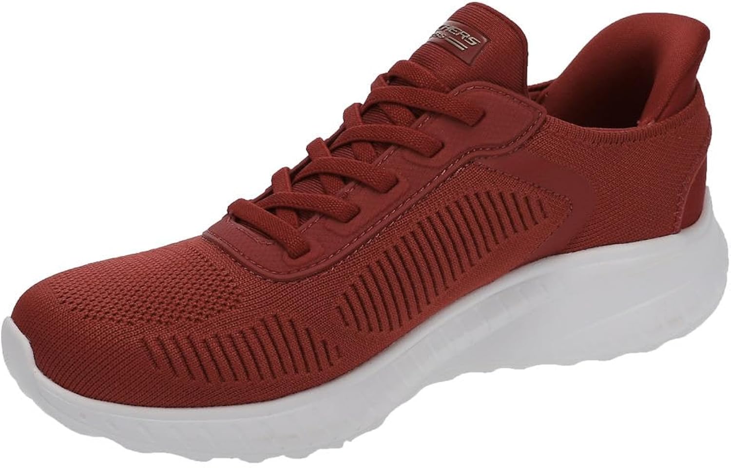 Skechers Womens Hands Free Slip-ins Bobs Squad Chaos-Current Muse Sneaker
