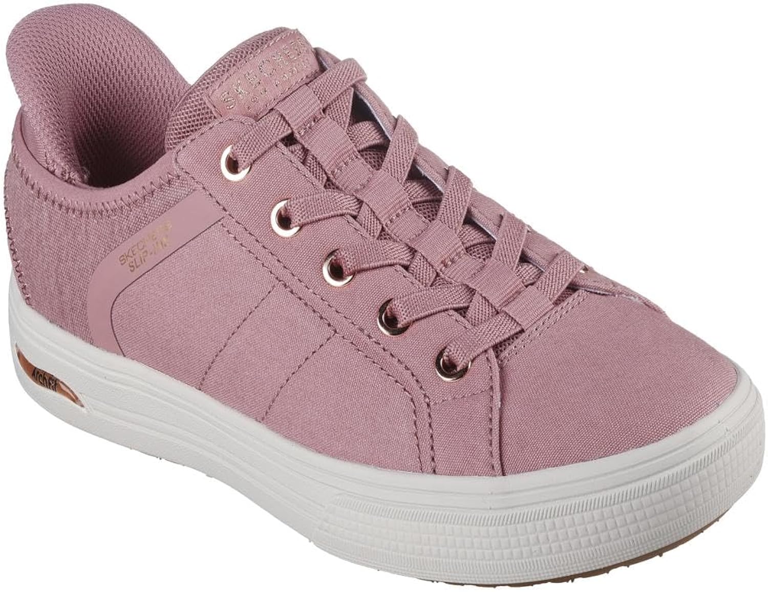 Skechers Womens Arch Fit Arcade-Forever Cozy Hands Free Slip-ins Sneaker