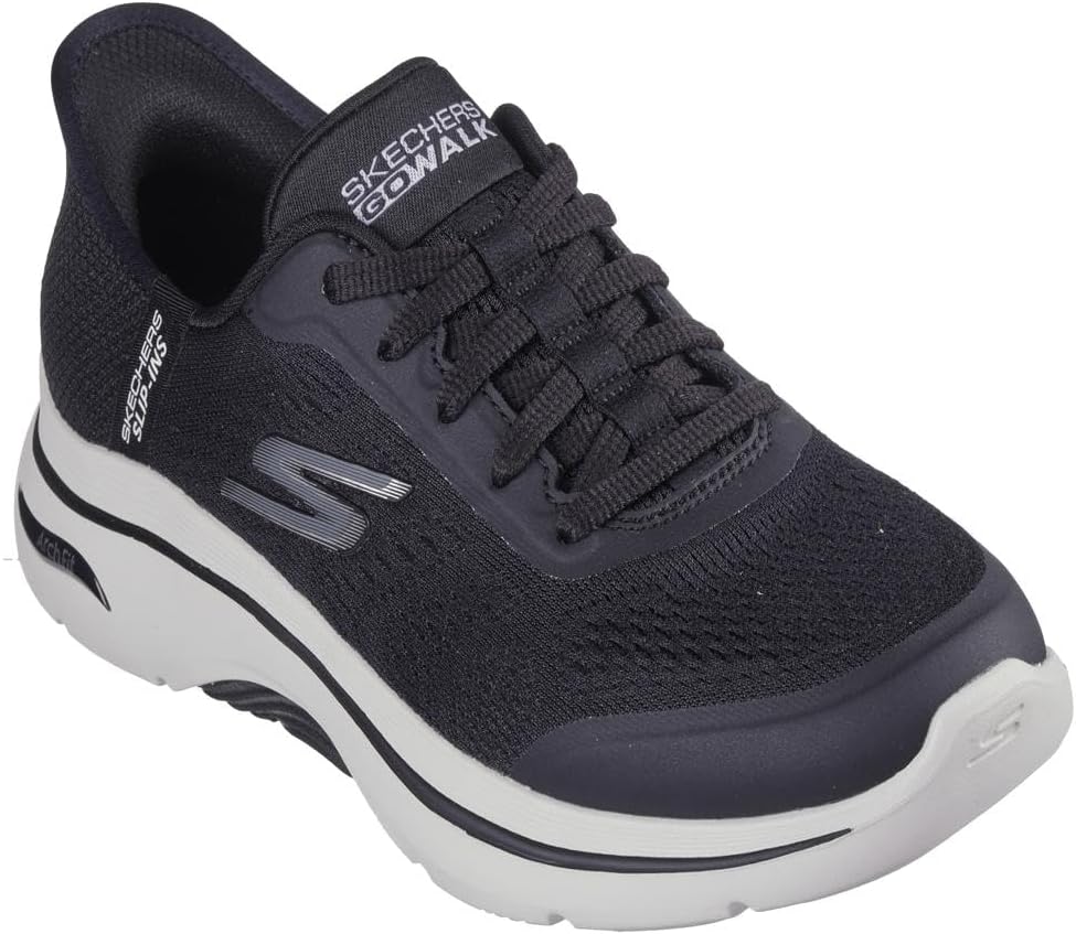 Skechers Womens Go Walk Arch Fit 2.0 Valencia Hands Free Slip-ins Sneaker