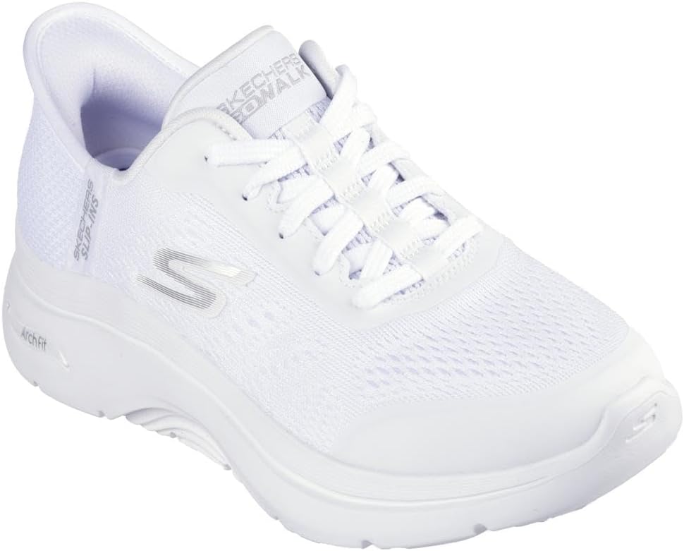 Skechers Womens Go Walk Arch Fit 2.0 Valencia Hands Free Slip-ins Sneaker