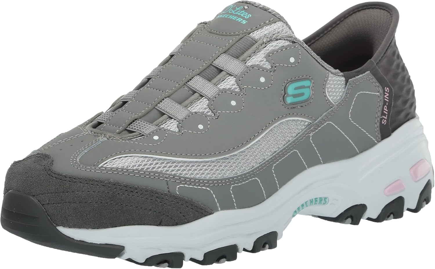 Skechers Womens Hands Free Slip-ins DLites Sneaker