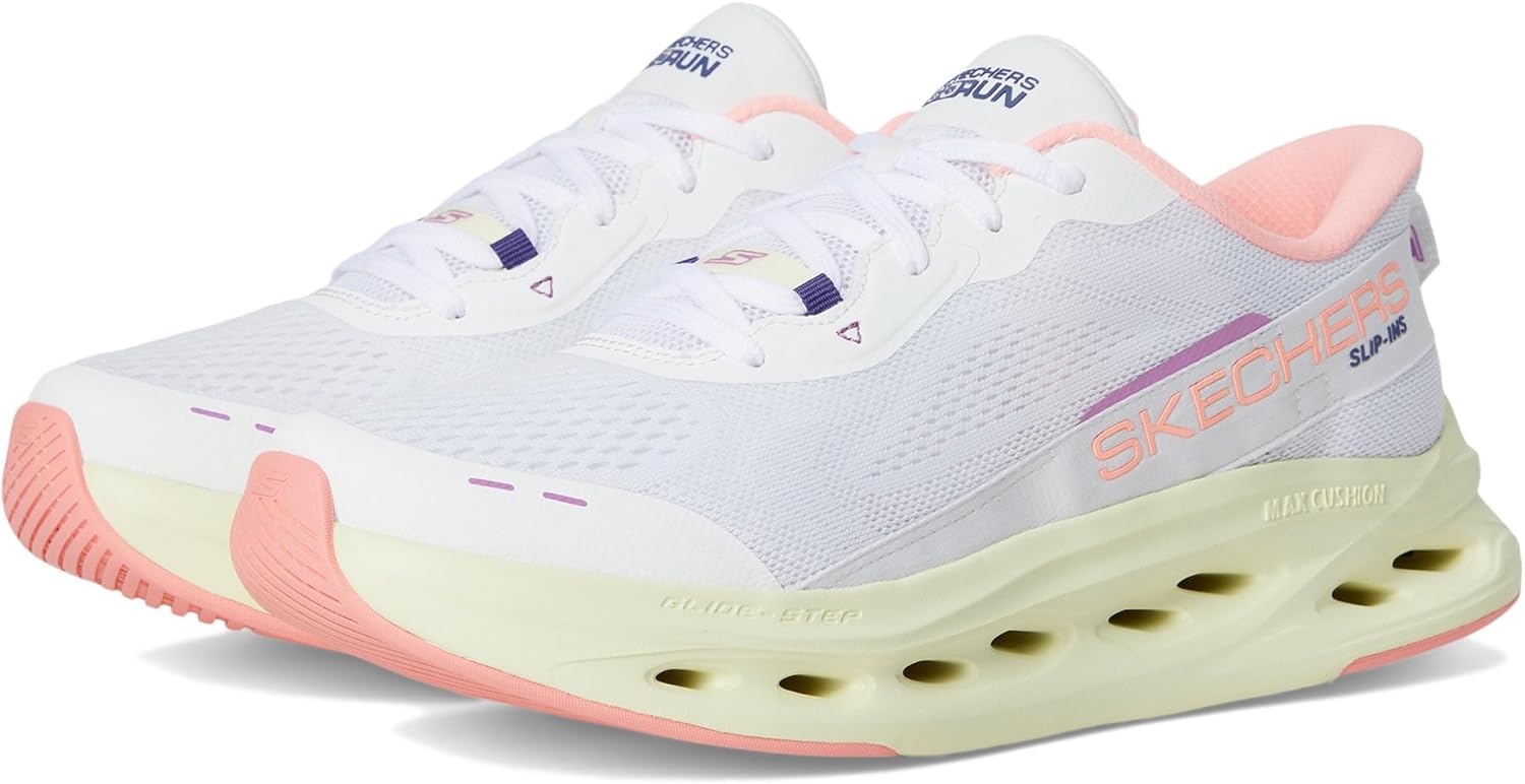 Skechers Womens Max Cushioning Glide Step Caledonia Hands Free Slip-ins Sneaker