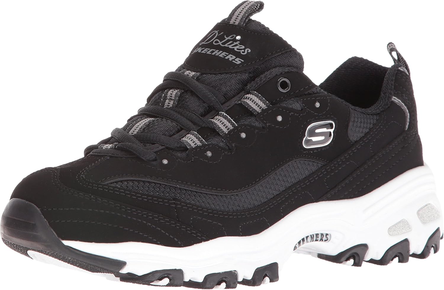 Skechers Womens DLites-Biggest Fan Sneaker