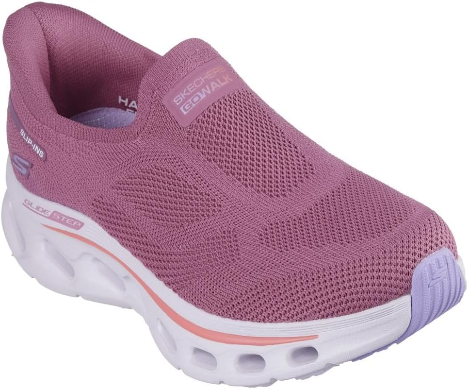 Skechers Womens Go Walk Glide Step 2.0 Annette Hands Free Slip-ins Sneaker