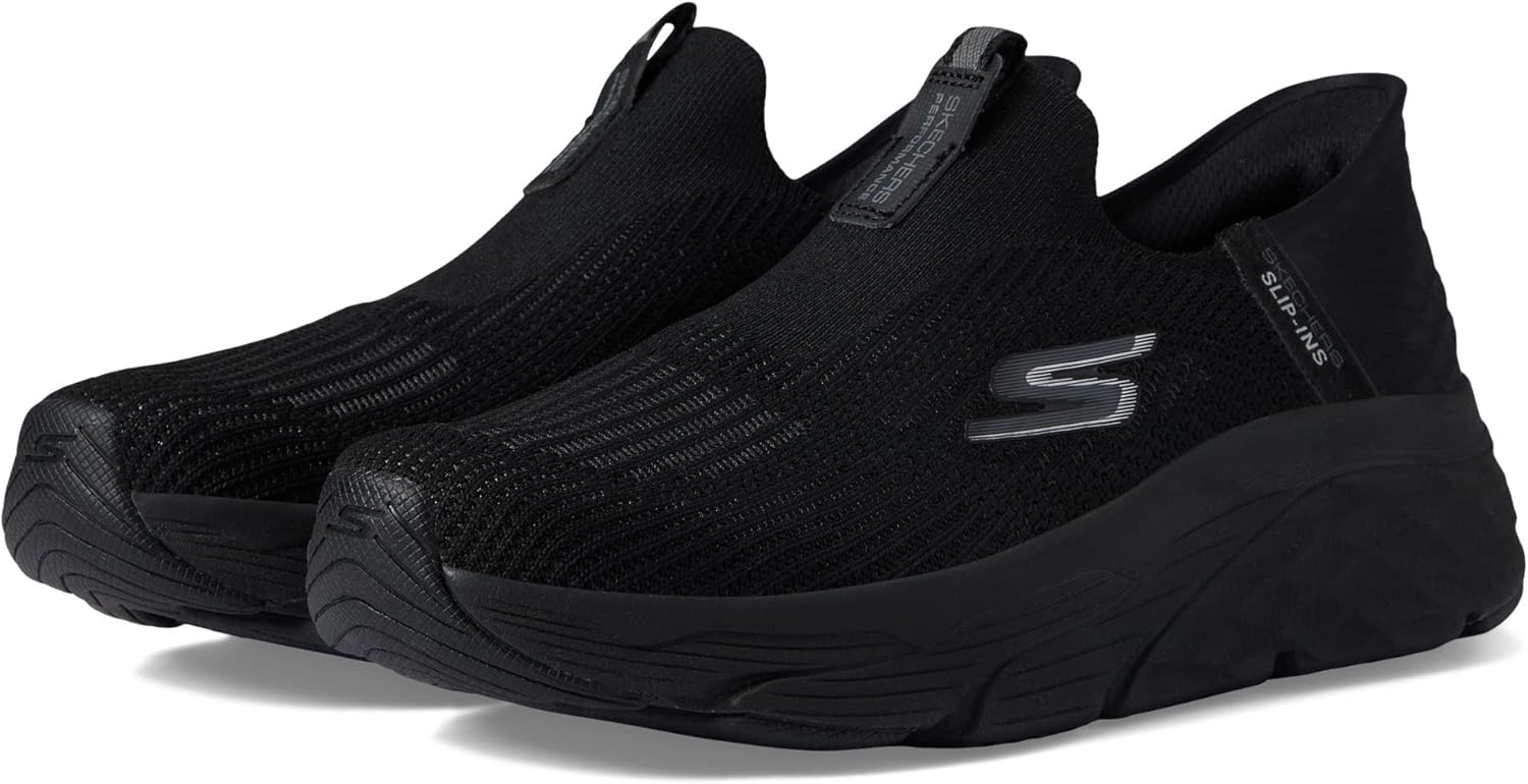 Skechers Womens Hands Free Slip-Ins Max Cushioning Elite-Smooth Transition Sneaker