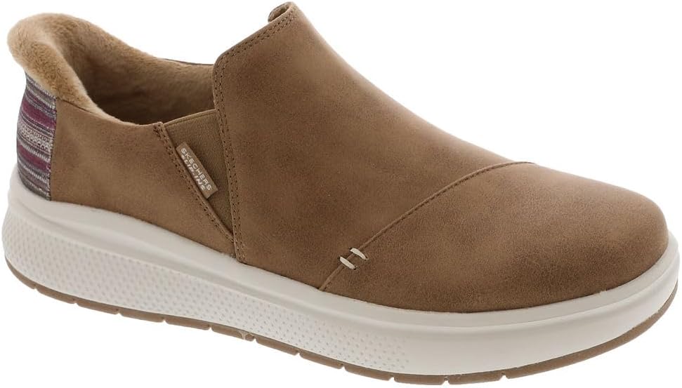 Skechers Womens Hands Free Slip-ins Skip Cute Wave-Stay Snug Sneaker