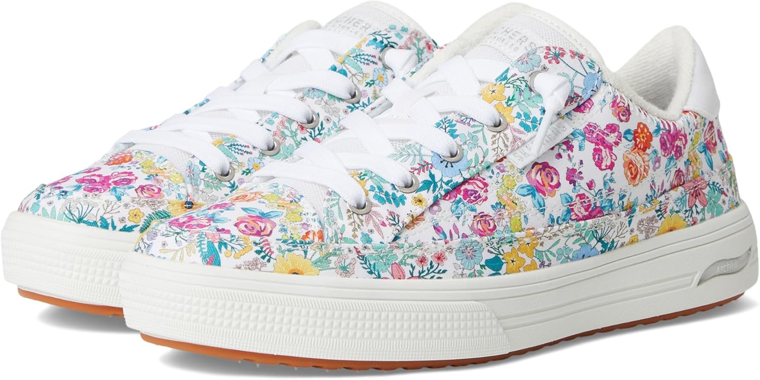 Skechers Womens Arch Fit Arcade-flowa Powa Sneaker