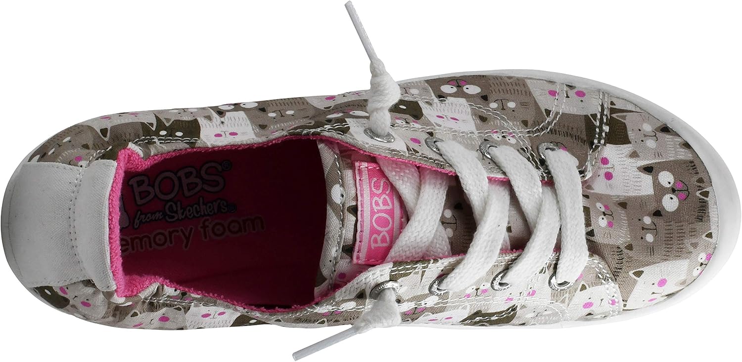 Skechers Womens Beach Bingo-Kitty Concert Sneaker