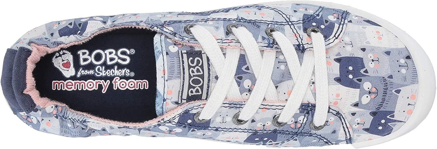 Skechers Womens Beach Bingo-Kitty Concert Sneaker