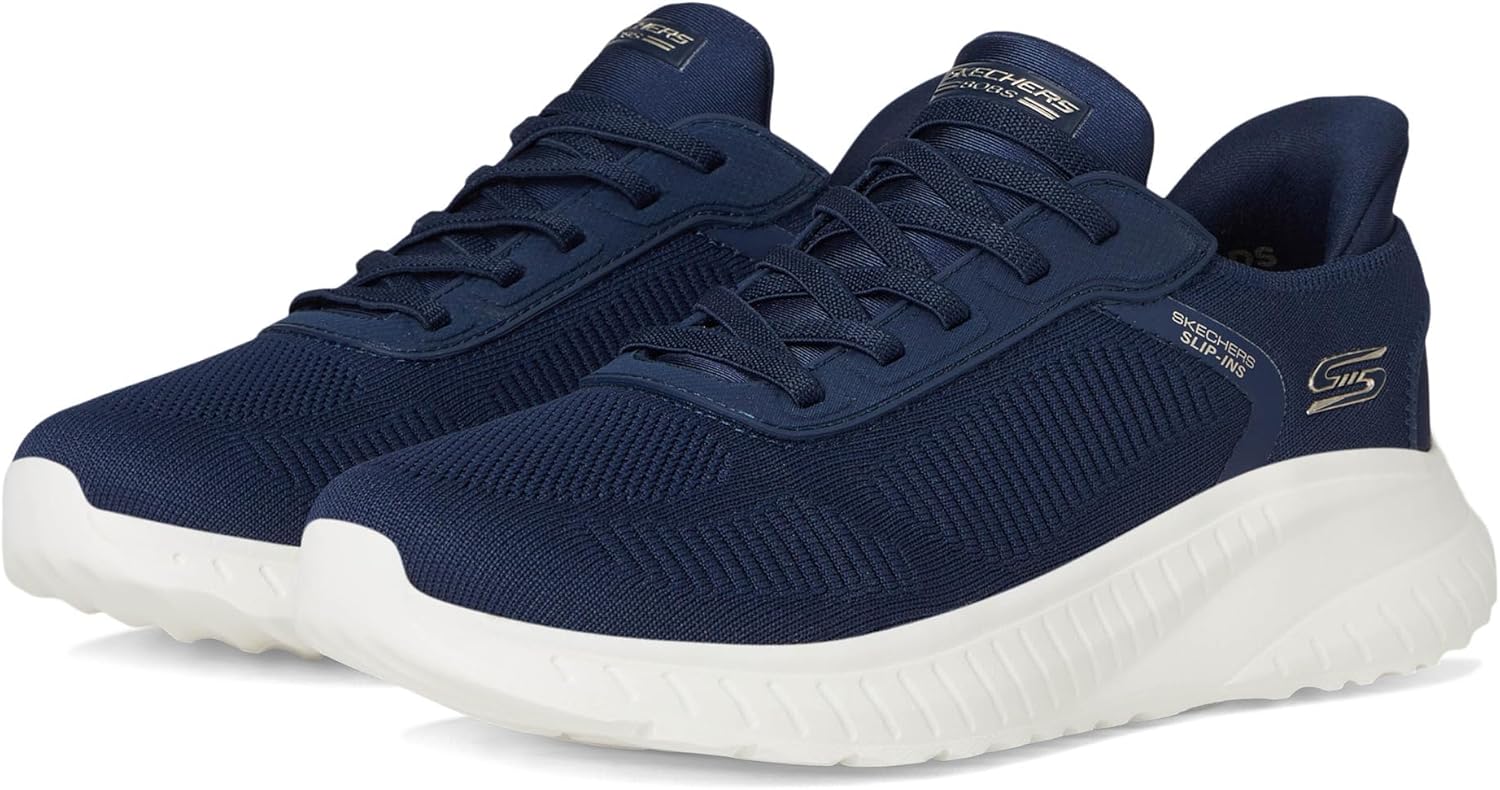 Skechers Womens Hands Free Slip-ins Bobs Squad Chaos-Current Muse Sneaker