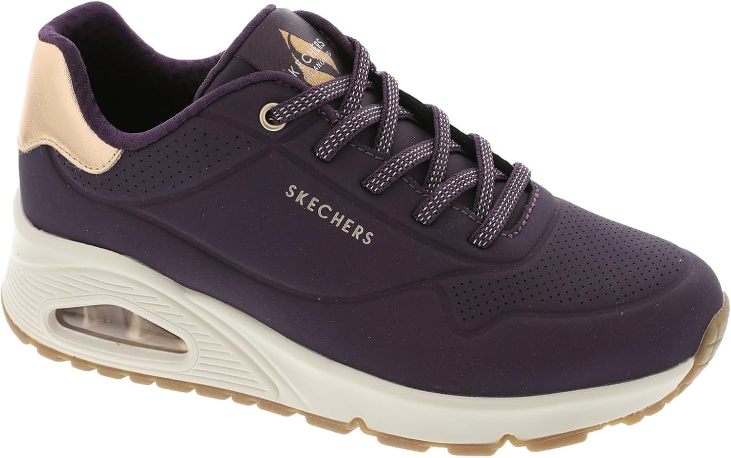 Skechers Womens Uno-Shimmer Away Sneaker